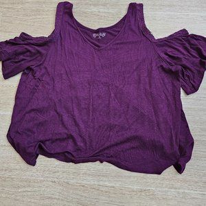Eggplant purple top